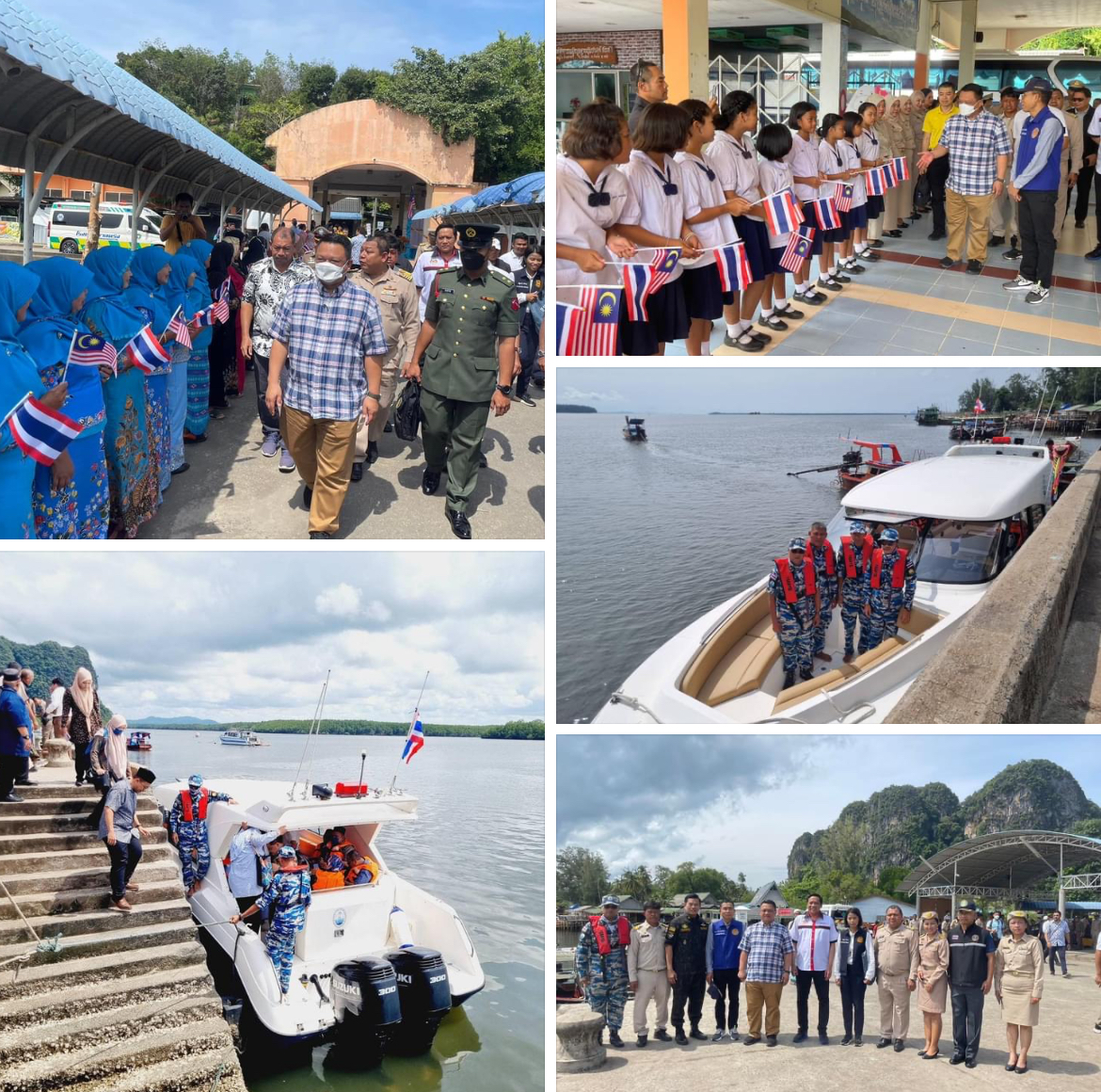 กรมทะเลชายฝั่ง ร่วมต้อนรับอำนวยความสะดวกและความปลอดภัยทางทะเล เกาะลิบงและเกาะกระดาน จ.ตรัง