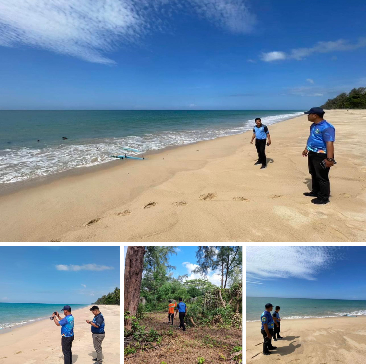 กรมทะเลชายฝั่ง รุดตรวจสอบกรณีพบท่อน้ำทิ้งลงสู่ทะเล หาดท้ายเหมือง จ.พังงา