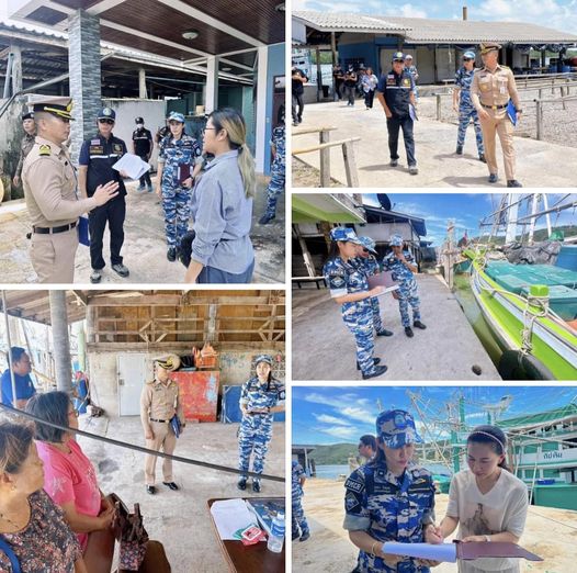 กรม ทช. ร่วมตรวจบูรณาการพื้นที่ท่าเรือและท่าเทียบเรือ จ.จันทบุรี