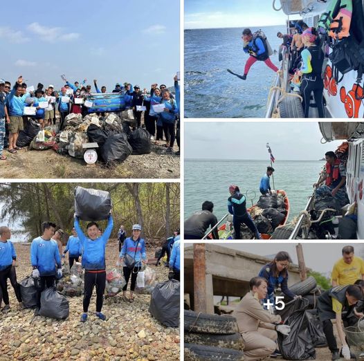 กรมทะเลชายฝั่ง จัดเก็บขยะชายหาดและแนวปะการังแบบมีส่วนร่วมทุกภาคส่วน ภายใต้โครงการเร่งรัด ฟื้นฟูทรัพยากรธรรมชาติและสิ่งแวดล้อมอย่าสมดุลและยั่งยืน