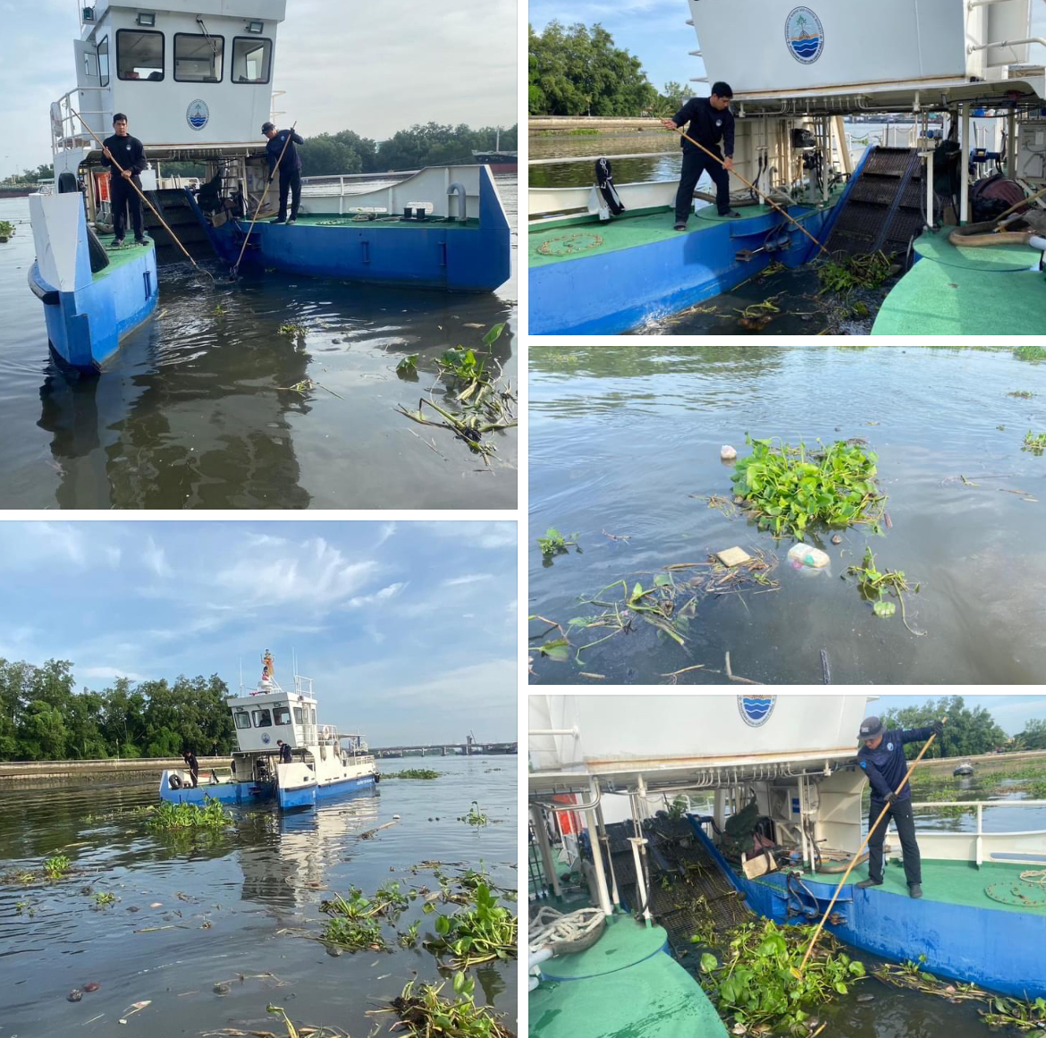 กรมทะเลชายฝั่ง จัดเก็บขยะที่ตกค้างในระบบนิเวศ ณ คลองสุนัขหอน แม่น้ำท่าจีน จ.สมุทรสาคร