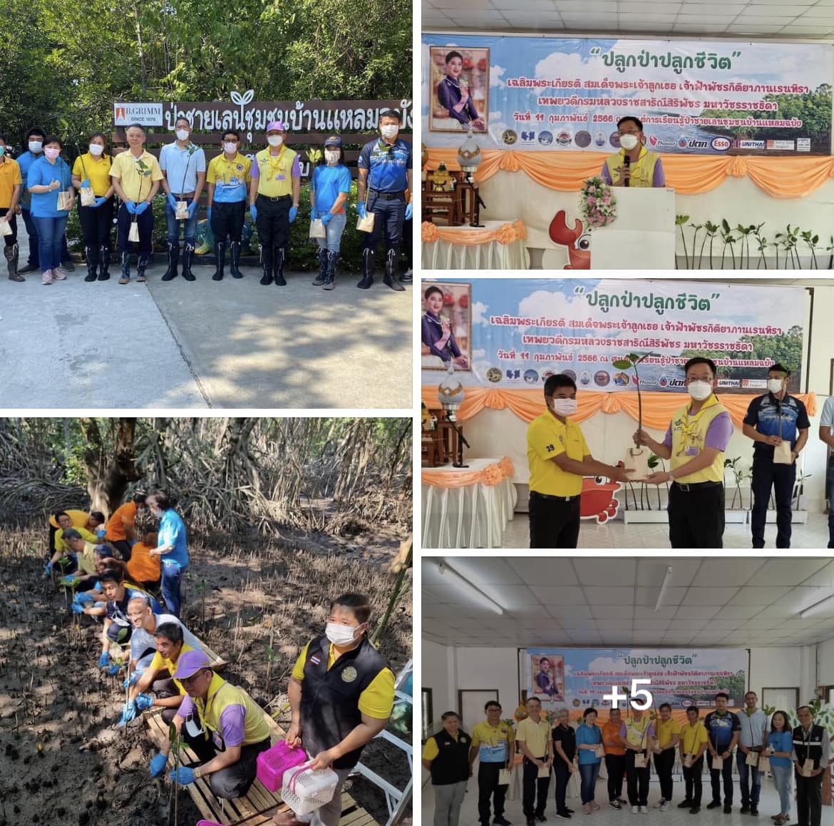 กรมทะเลชายฝั่ง ร่วมกิจกรรม “ปลูกป่า ปลูกชีวิต” เฉลิมพระเกียรติฯ