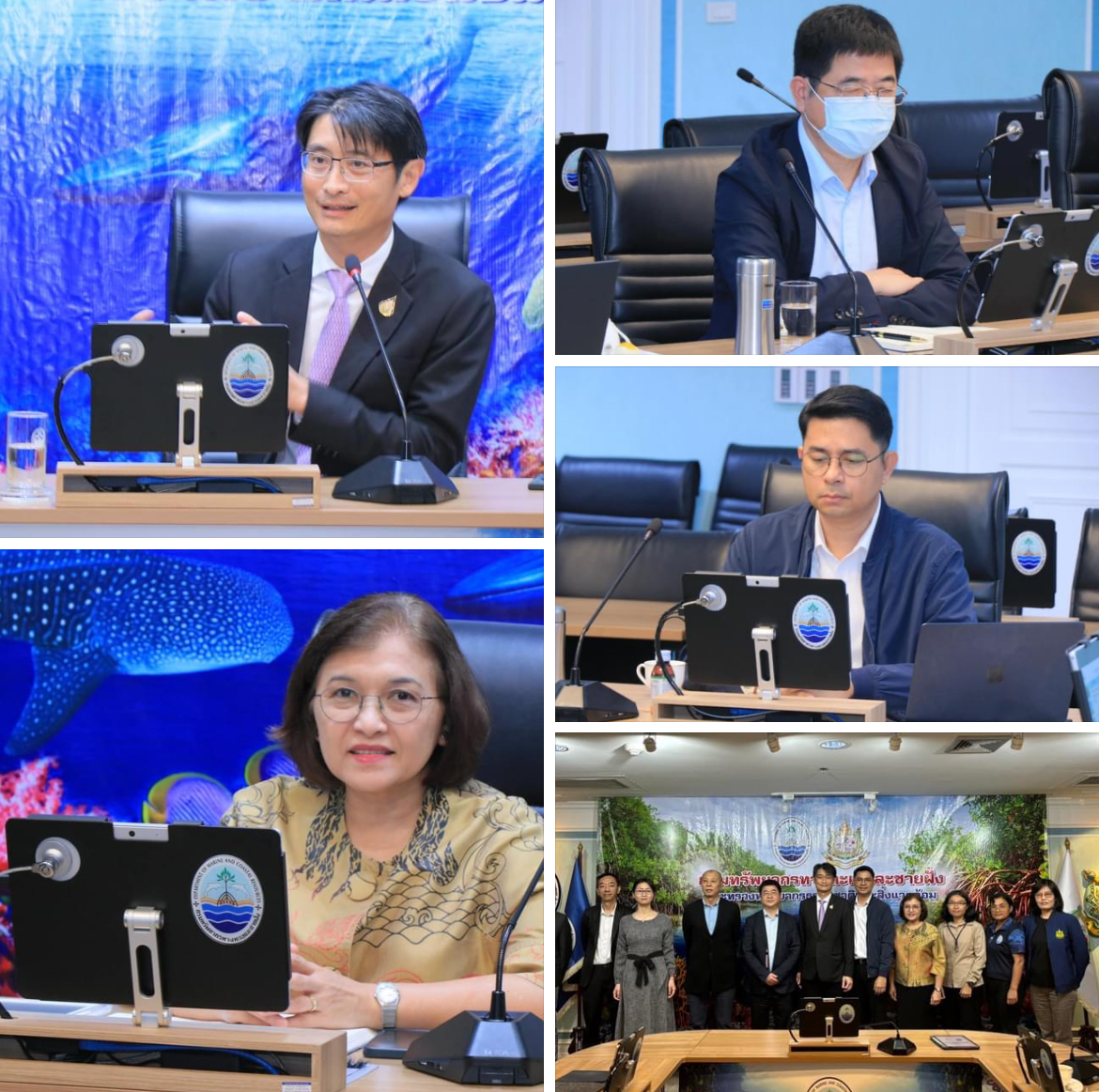 กรมทะเลชายฝั่ง ประชุมหารือแนวทางความร่วมมือในการดำเนินการวิจัยและแลกเปลี่ยนองค์ความรู้