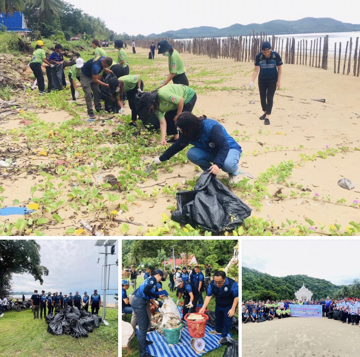 กรมทะเลชายฝั่ง จัดกิจกรรมเก็บขยะ เนื่องในวันเก็บขยะชายหาดสากล ประจำปี พ.ศ. 2566 จ.ชุมพร