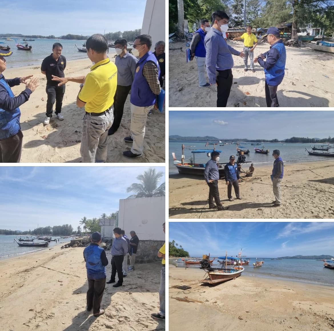 กรม ทช. ตรวจสอบพื้นที่ที่ขออนุญาต จัดวางทุ่นแพลอยน้ำ ชายหาดอ่าวบางเทา จ.ภูเก็ต