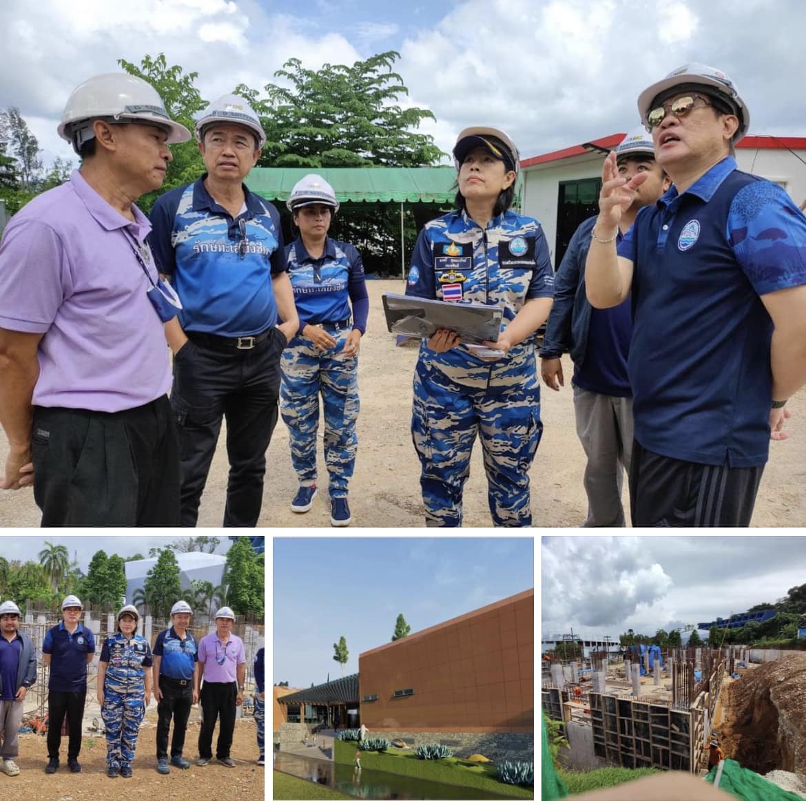 "รองพรศรี" ลงพื้นที่ตรวจเยี่ยมความก้าวหน้าโครงการก่อสร้างพิพิธภัณฑ์สิ่งมีชีวิตใต้ทะเลไทยเฉลิมพระเกียรติ จังหวัดภูเก็ต