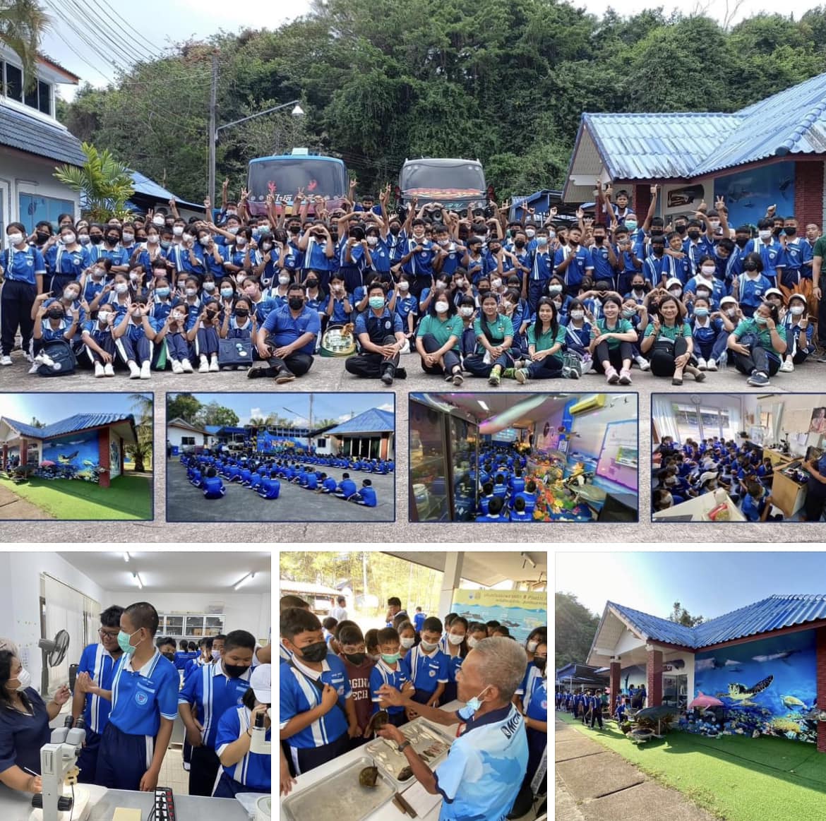 กรมทะเลชายฝั่ง ต้อนรับและบรรยายความรู้ด้านทรัพยากรทางทะเลและชายฝั่งแก่เยาวชน จ.ชุมพร