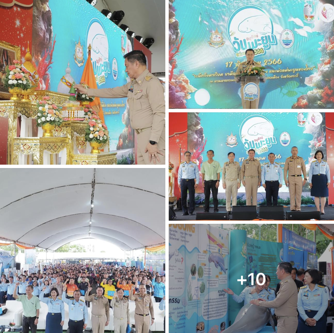 กรมทะเลชายฝั่ง จัดกิจกรรมงานวันอนุรักษ์พะยูนแห่งชาติ ครั้งที่ 2 ประจำปี 2566 ร่วมระลึก 4 ปีแห่งการจากไปพะยูน มาเรียม - ยามีล