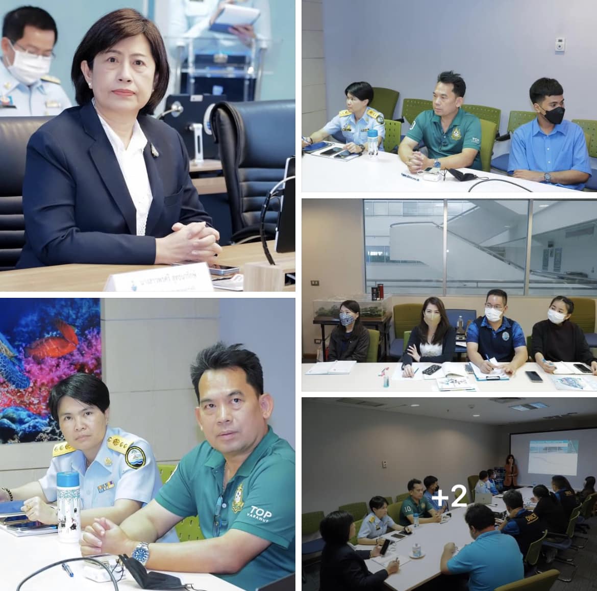 กรมทะเลชายฝั่ง ร่วมประชุมนำเสนอเครื่องมือในการติดตามและเก็บข้อมูลการติดตามสิ่งแวดล้อมและทรัพยากรธรรมชาติ