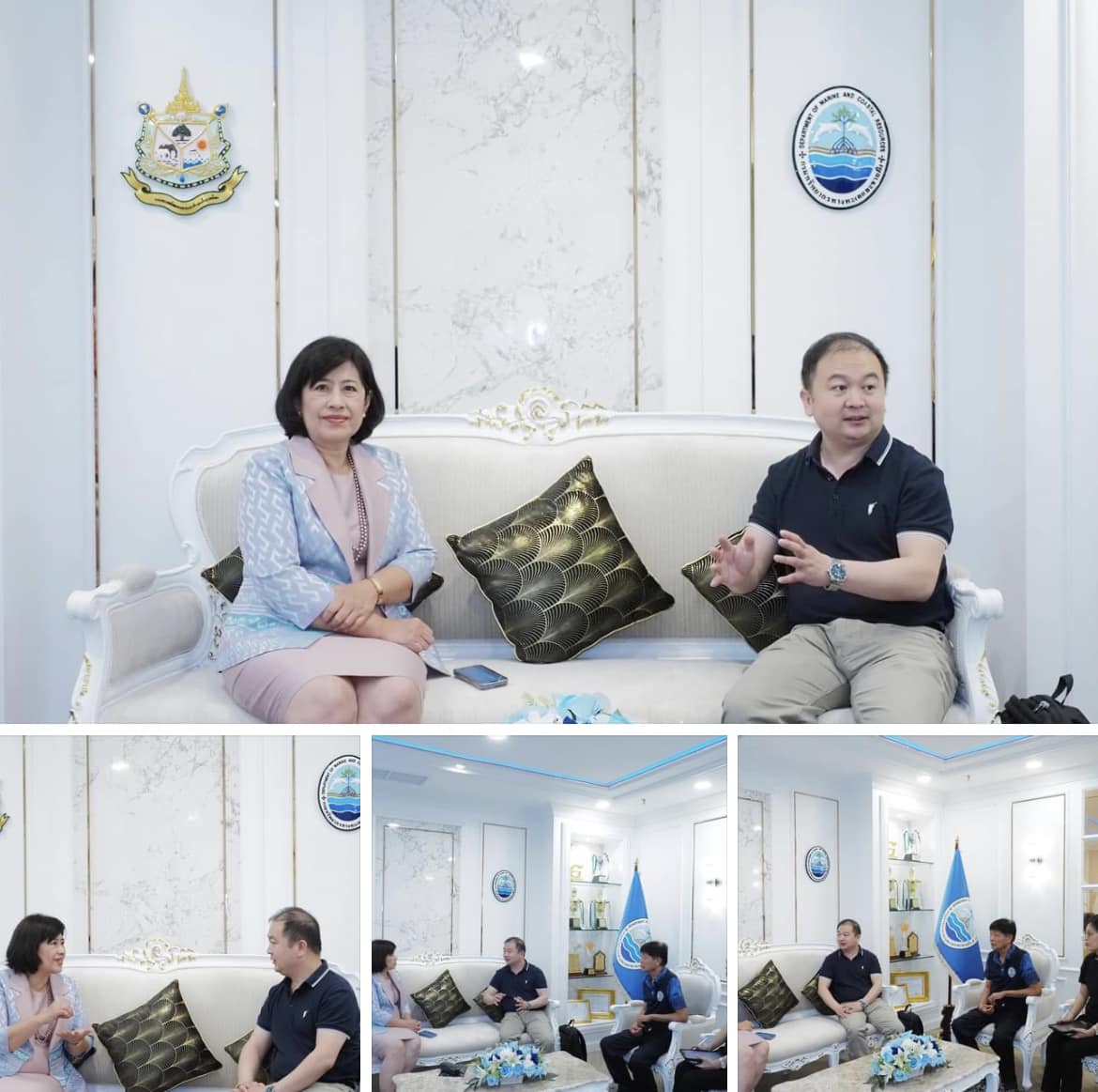 กรม ทช. ร่วมหารือแนวทางการดำเนินโครงการวิจัยด้านทะเล ระหว่างประเทศไทย และสาธารณรัฐประชาชนจีน