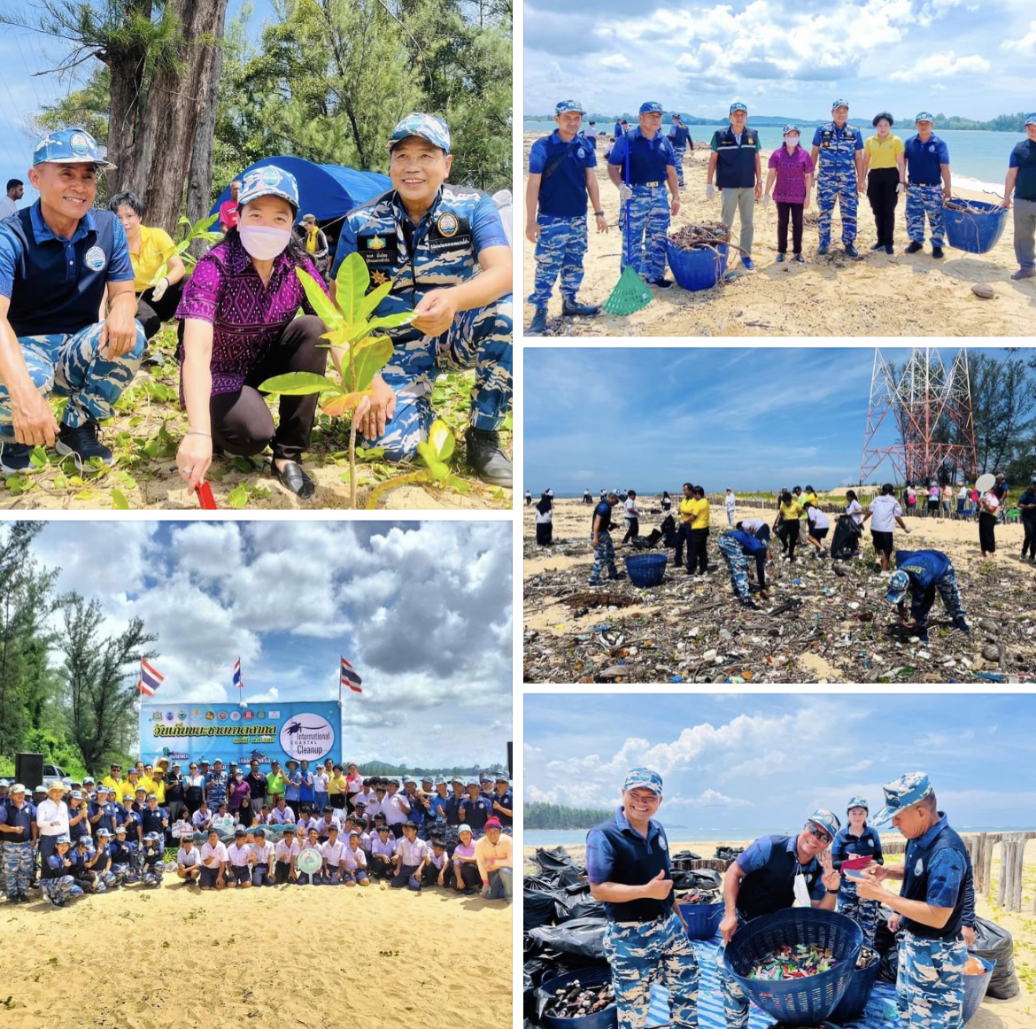 กรมทะเลชายฝั่ง ร่วมจัดกิจกรรมวันเก็บขยะชายหาดสากล ประจำปี 2566 ชายหาดท่านุ่น จ.พังงา