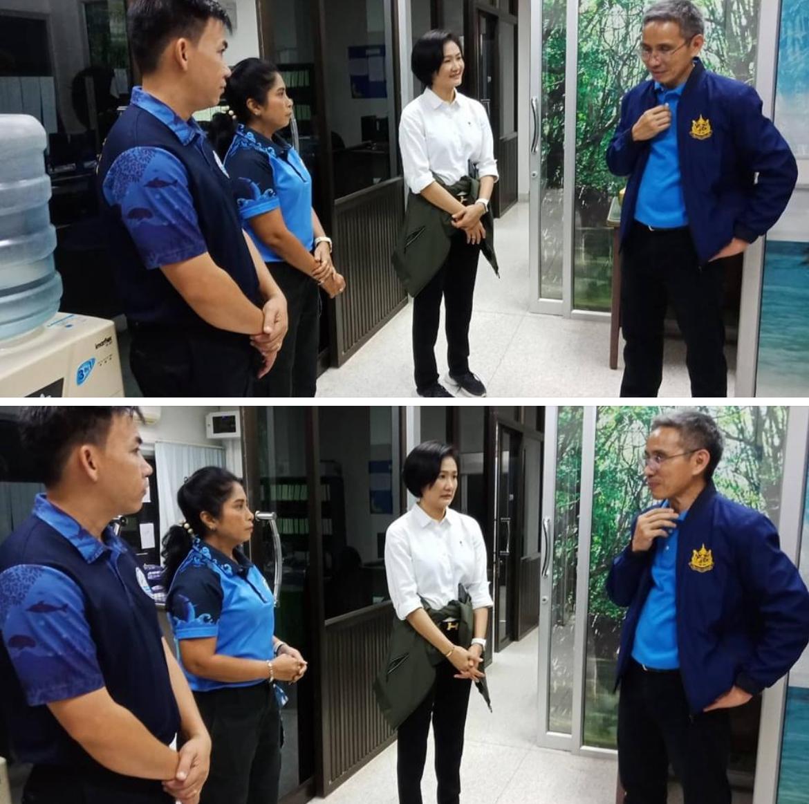รองปลัด ทส. ตรวจเยี่ยมและติดตามการดำเนินงานสำนักงานทรัพยากรทางทะเลและชายฝั่งที่ 10 จังหวัดกระบี่