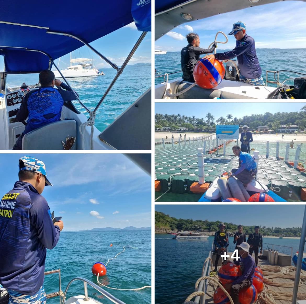 กรมทะเลชายฝั่ง สำรวจและซ่อมแซมทุ่นผูกจอดเรือเพื่อการอนุรักษ์ทรัพยากรทางทะเล เกาะราชาใหญ่ จ.ภูเก็ต