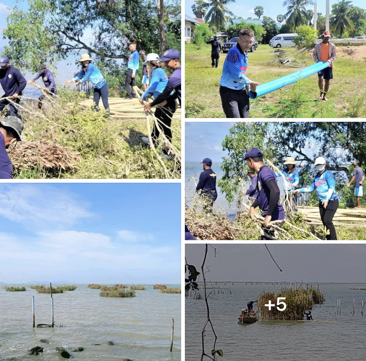 กรมทะเลชายฝั่ง ร่วมกิจกรรมวางซั้งบ้านปลา บ้านป่าขาด จ.สงขลา