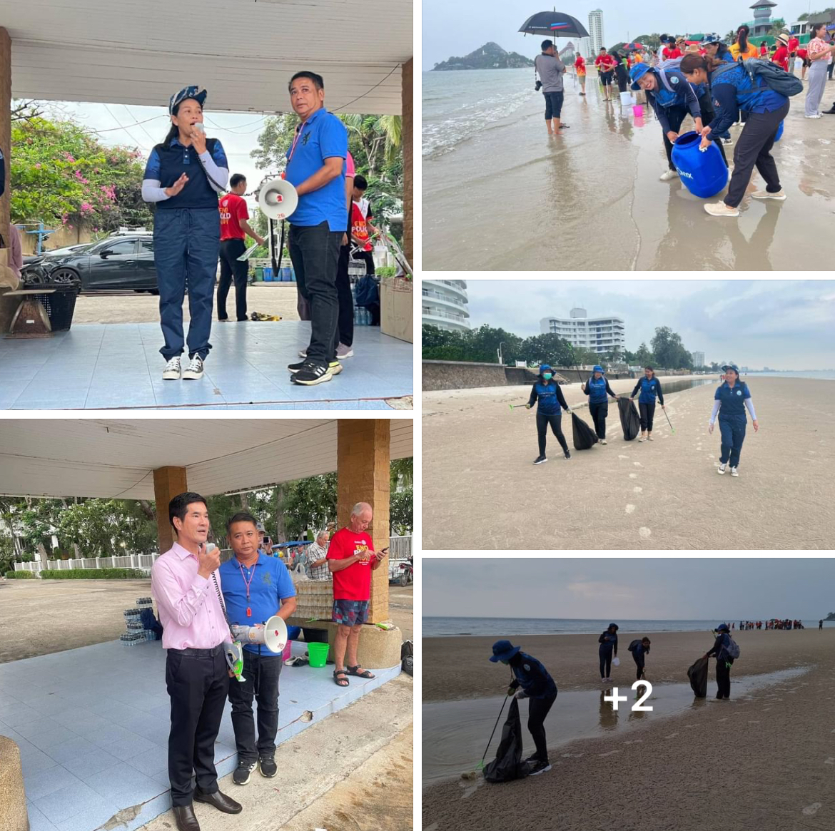 กรมทะเลชายฝั่ง ร่วมกิจกรรม “โครงการรักษ์ทะเล และสิ่งแวดล้อม กิจกรรมปล่อยปู คืนสู่ทะเลและเก็บขยะหน้าชายหาด “