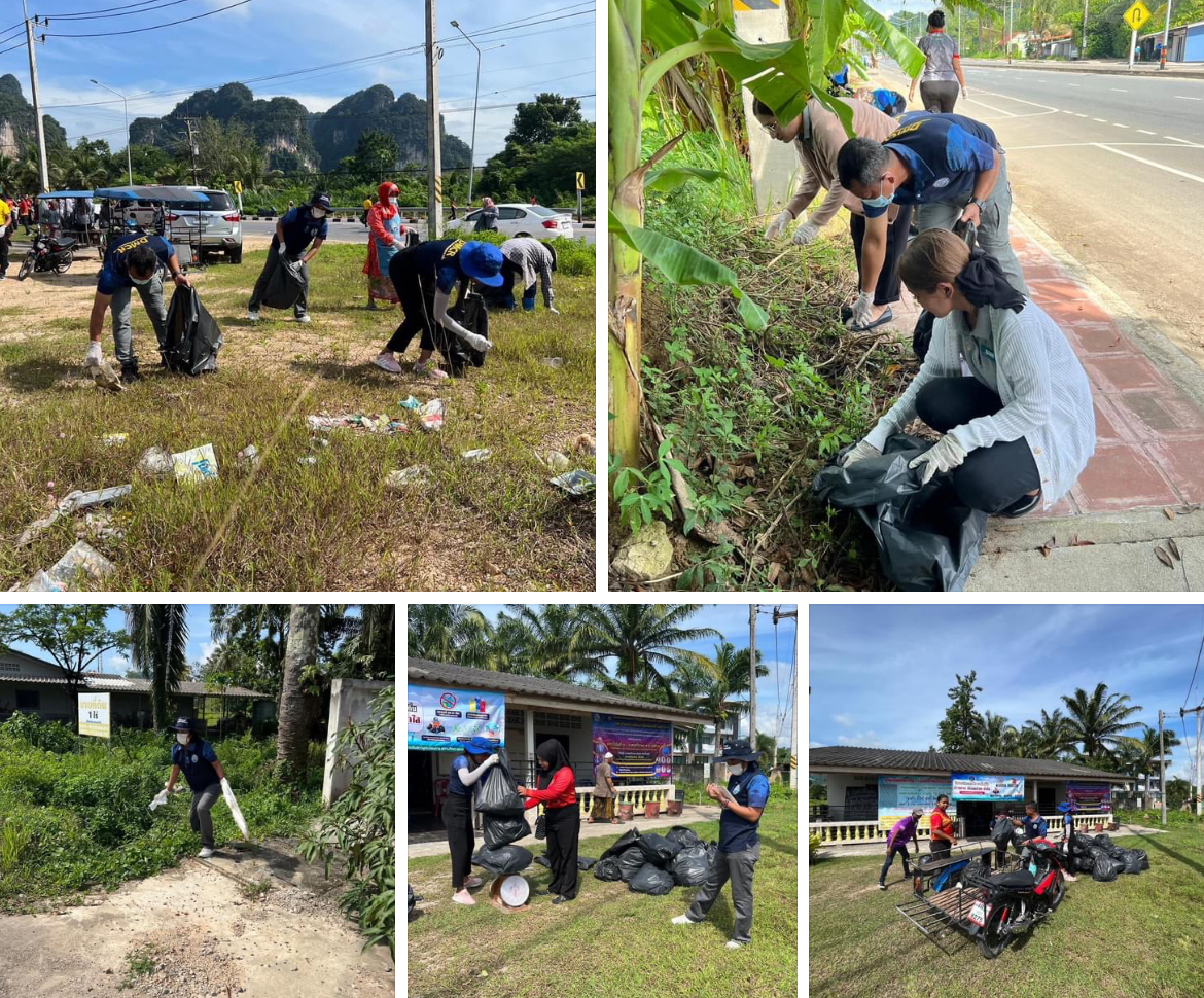 กรมทะเลชายฝั่ง ร่วมกิจกรรมจิตอาสาพัฒนาท้องถิ่นอ่าวนาง เมืองสวย น้ำใส Big Cleaning Day