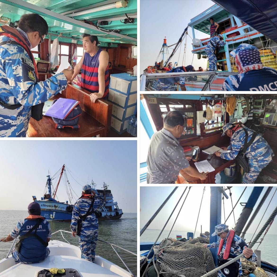 กรม ทช. ปฏิบัติงานป้องกันและปราบปรามการทำประมงผิดกฎหมาย (IUU) บริเวณพื้นที่ทะเลอ่าวไทยตอนใน