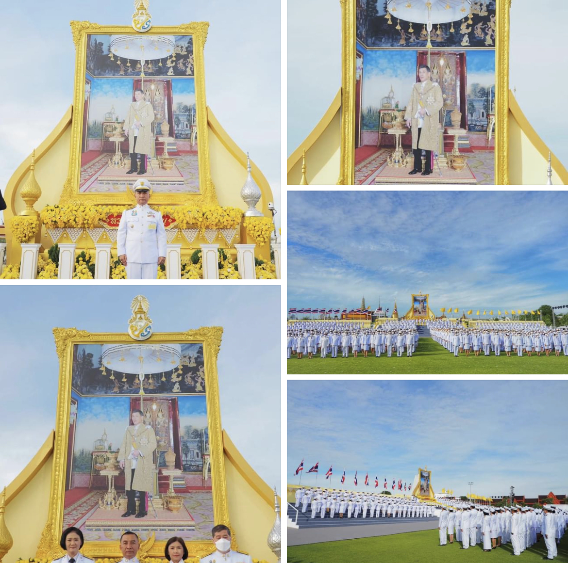 รรท.อทช. นำผู้บริหาร ทช. ร่วมพิธีถวายพระพรชัยมงคลแด่พระบาทสมเด็จพระเจ้าอยู่หัว ประจำปี 2566