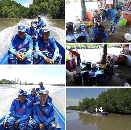 กรม ทช. ลาดตระเวนเพื่อป้องกันรักษาทรัพยากรป่าชายเลน อ่าวปากพนัง จ.นครศรีธรรมราช
