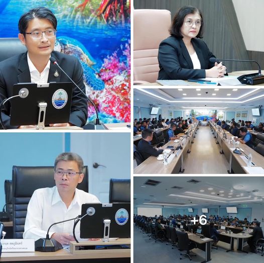 กรมทะเล จัดประชุมชี้แจงแนวทางการบริหารงานด้านทะเล ของสำนักงานทรัพยากรทางทะเลและชายฝั่งที่ 1 - 10 ประจำปี 2567