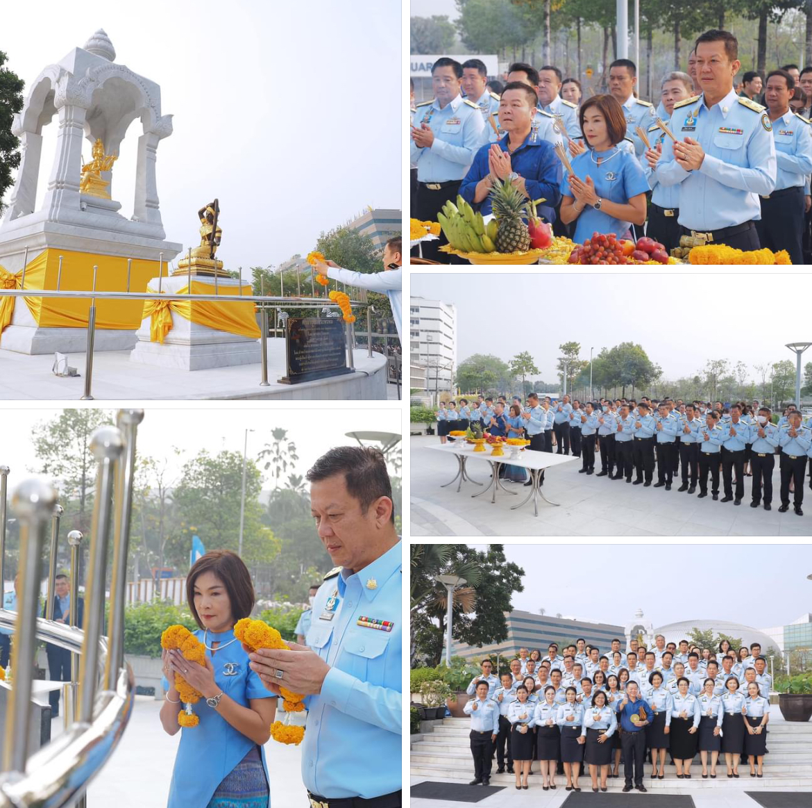 “ชิดชนก” เข้าสักการะพระพรหมประจำศูนย์ราชการฯ ในโอกาสเข้ารับตำแหน่ง “รองอธิบดีกรมทะเล”