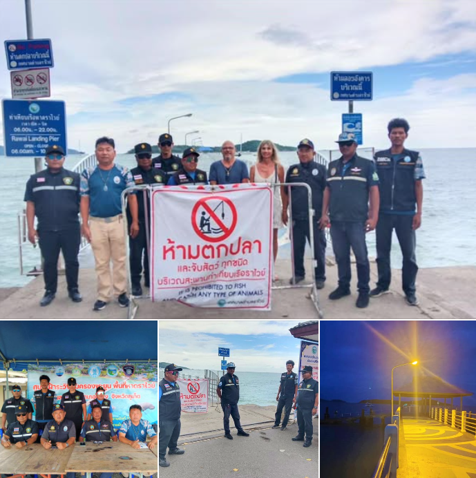 กรม ทช. เฝ้าระวังและติดตามสถานการณ์สัตว์ทะเลหายาก (พะยูน) พื้นที่หาดราไวย์