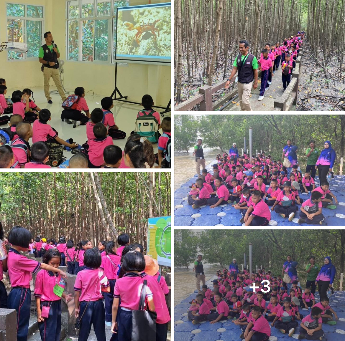 กรม ทช. นำเยี่ยมชมศึกษาเส้นทางธรรมชาติ บริเวณป่าในเมืองจังหวัดสตูล