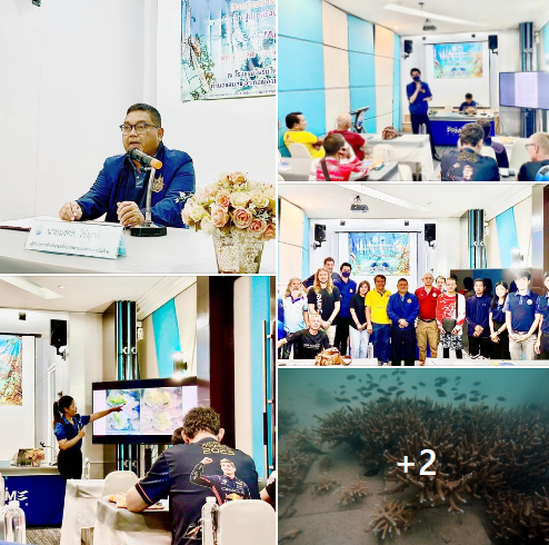 กรมทะเล ฝึกอบรมการปลูกฟื้นฟูปะการังของผู้ประกอบการ (Sea Walker) ประจำปี พ.ศ. 2567 ให้กับผู้ประกอบการ (Sea Walker) และนักดำน้ำอาสาสมัครในพื้นที่หมู่เกาะล้าน
