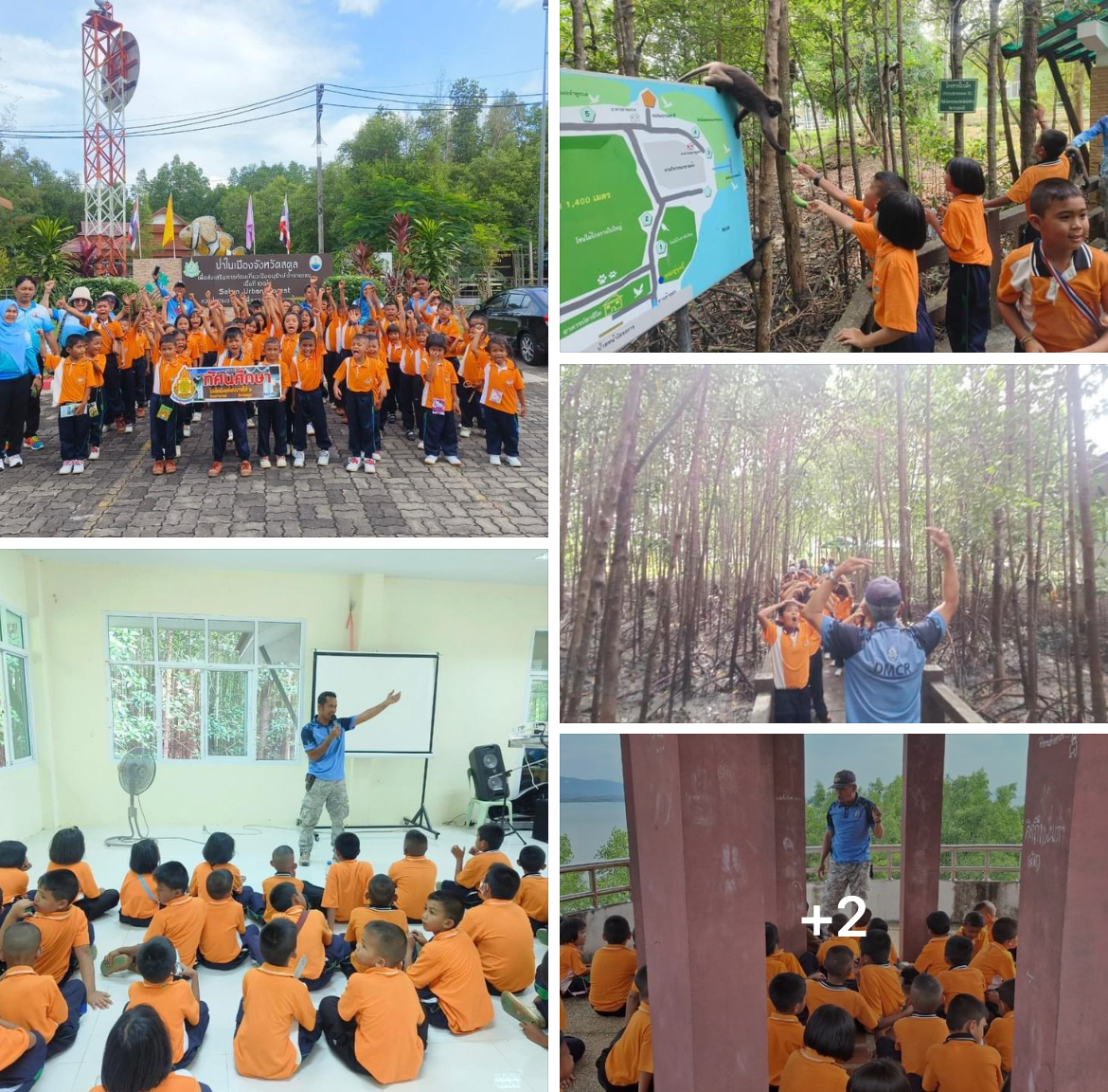 กรมทะเลชายฝั่ง นำเยี่ยมชมศึกษาเส้นทางธรรมชาติ บริเวณป่าในเมืองจังหวัดสตูล