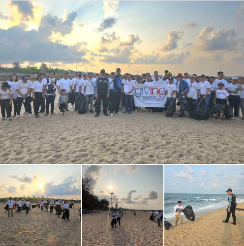 กรมทะเล ร่วมกับเครือข่ายภาคีฯ ร่วมกิจกรรม “Clean-up Drive” ณ พื้นที่ชายหาดแหลมเจริญ ถึงชายหาดแสงจันทร์ จ.ระยอง