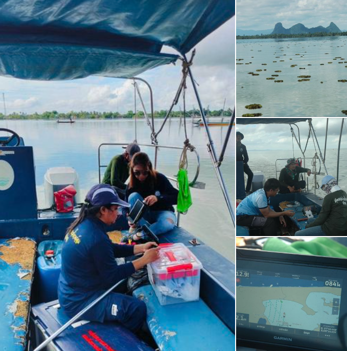 กรมทะเล ลงพื้นที่เก็บข้อมูลความลึกน้ำทะเลสาบสงขลา