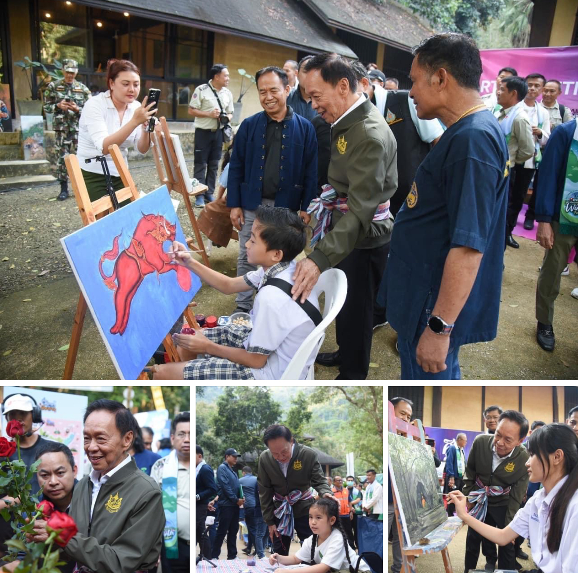 “ลุงป๊อด” เชิญชวนเที่ยววันเด็ก เยี่ยมบูธ ทส. ที่ทำเนียบฯ