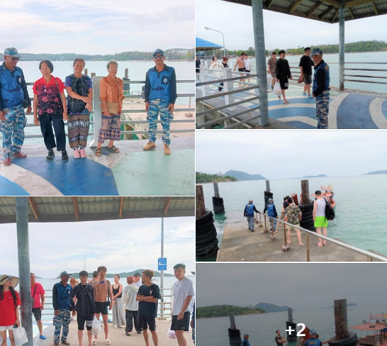 กรมทะเล ปฏิบัติงานศูนย์เฝ้าระวังและติดตามสถานการณ์สัตว์ทะเลหายาก (พะยูน) พื้นที่หาดราไวย์