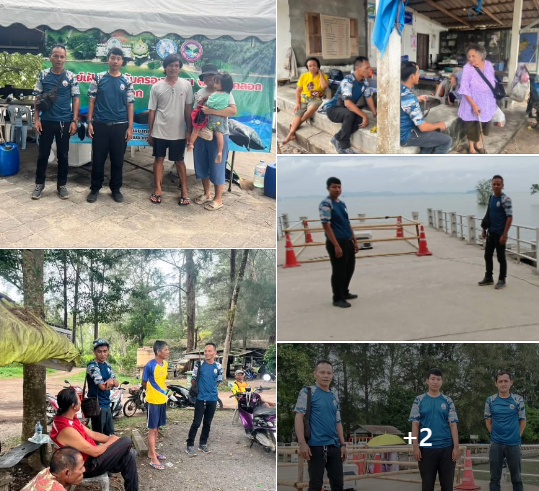 กรม ทช. ปฏิบัติงานศูนย์เฝ้าระวังและติดตามสถานการณ์สัตว์ทะเลหายาก (พะยูน) พื้นที่อ่าวป่าคลอก