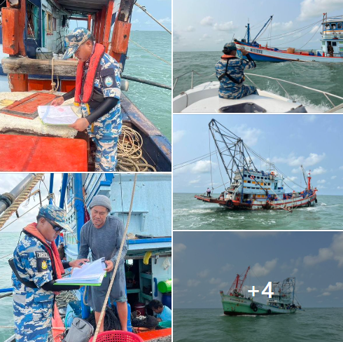 กรม ทช. ปฏิบัติงานป้องกันและปราบปรามการทำประมงผิดกฎหมาย (IUU) พื้นที่ทะเลอ่าวไทยตอนใน