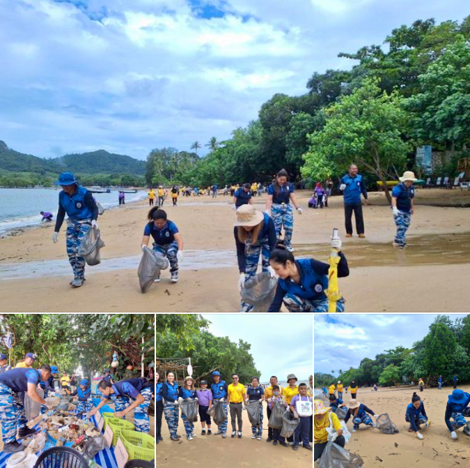 กรม ทช. ร่วมกิจกรรมเก็บขยะวันชายหาดสากล