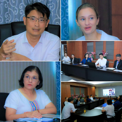กรมทะเล ประชุมรับฟังรายงานความก้าวหน้าผลการดำเนินงานโครงการเรือดักขยะพลังงานแสงอาทิตย์ในแม่น้ำเจ้าพระยา