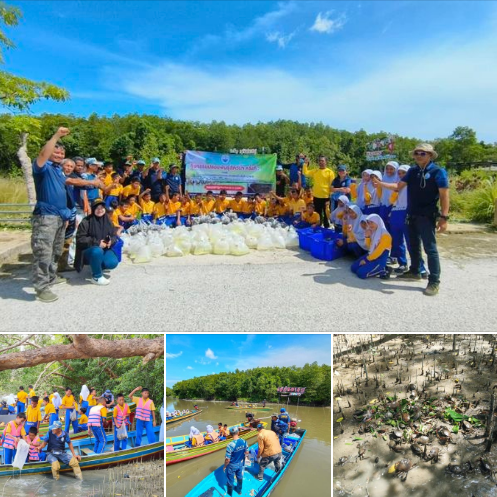 กรมทะเล จัดกิจกรรมปล่อยพันธุ์สัตว์น้ำ ครั้งที่ 2 ภายใต้โครงการจัดทำเขตพิทักษ์ป่าชายเลน รักษ์สัตว์น้ำ ตำบลบางปู ตำบลยามู อำเภอยะหริ่ง จังหวัดปัตตานี
