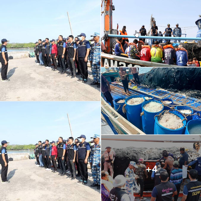 กรม ทช. ร่วมตรวจแรงงานในเรือประมง เพื่อป้องกันและปราบปรามการใช้แรงงานผิดกฎหมาย