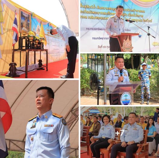 กรมทะเล ปล่อยพันธุ์สัตว์น้ำ คืนความสมบูรณ์ให้ระบบนิเวศป่าชายเลน เฉลิมพระเกียรติฯ