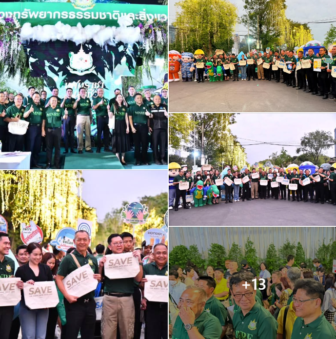 ดร.เฉลิมชัย ”รมว.ทส.“ นำขบวนรณรงค์ เที่ยวงานกาชาดแบบเป็นมิตรกับสิ่งแวดล้อม