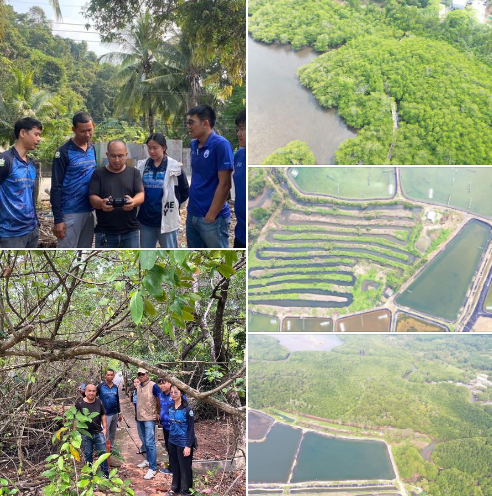 กรมทะเล ลงพื้นที่ติดตามพื้นที่ที่ได้ดำเนินคดีบุกรุกป่าชายเลนในพื้นที่ตำบลเกาะช้างใต้ อำเภอเกาะช้าง จังหวัดตราด