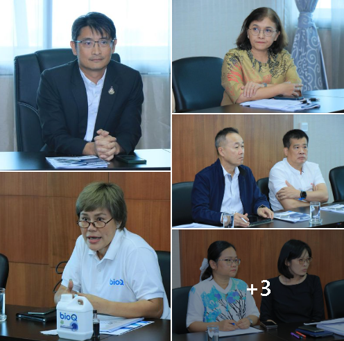 กรมทะเล ร่วมกับ บริษัท อีโค มารีน หารือเกี่ยวกับการทำวิจัยเรื่องผลกระทบจากน้ำยาขจัดคราบน้ำมัน bioQ Oil Spill Cleanup สูตรชีวภาพต่อปะการัง
