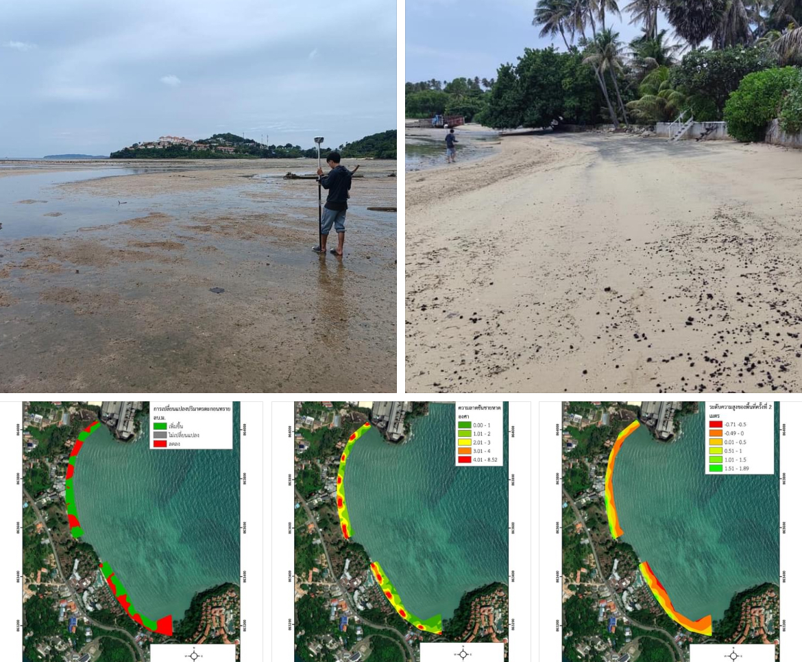 กรมทะเลชายฝั่ง สำรวจสัณฐานชายหาดแหลมพันวาตะวันออก จ.ภูเก็ต
