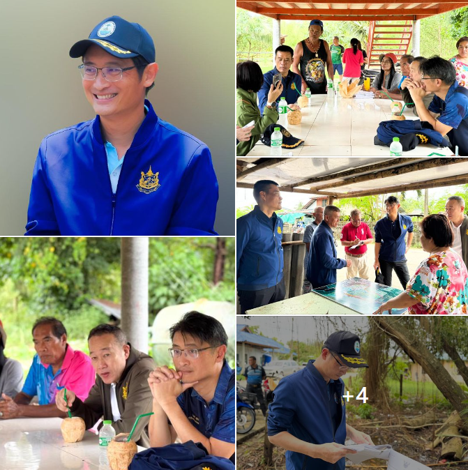 อธิบดี ปิ่นสักก์ นำทีมเข้าตรวจสอบสภาพพื้นที่ชุมชนประชาสามัคคี ต.เกาะแก้ว จ.ภูเก็ต