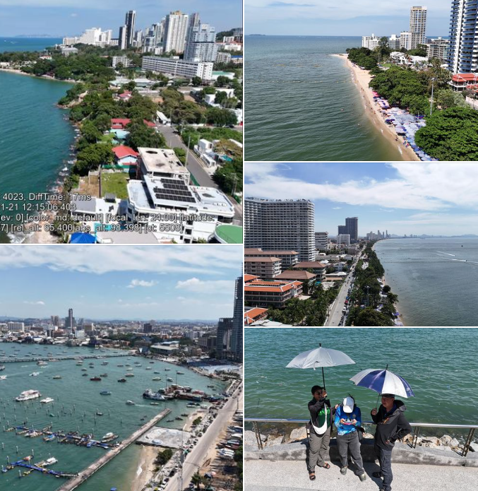 กรมทะเล สำรวจสถานการณ์ของทรัพยากรชายฝั่ง ท้องที่ จังหวัดชลบุรี บริเวณชายหาดดงตาล (พัทยา) ไปจนถึงท่าเรือแหลมบาลีฮาย