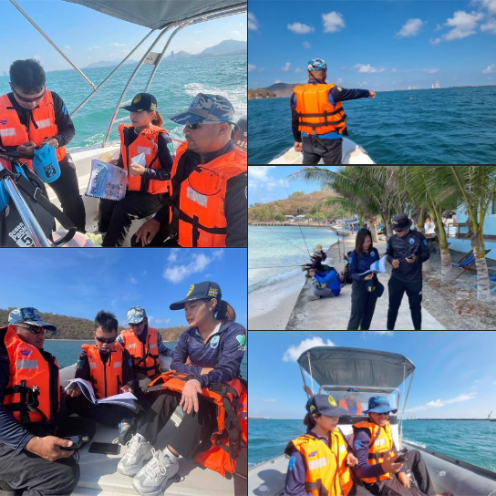 กรม ทช. ออกปฏิบัติงานลาดตระเวนเชิงคุณภาพทางทะเล (Smart Marine Patrol)