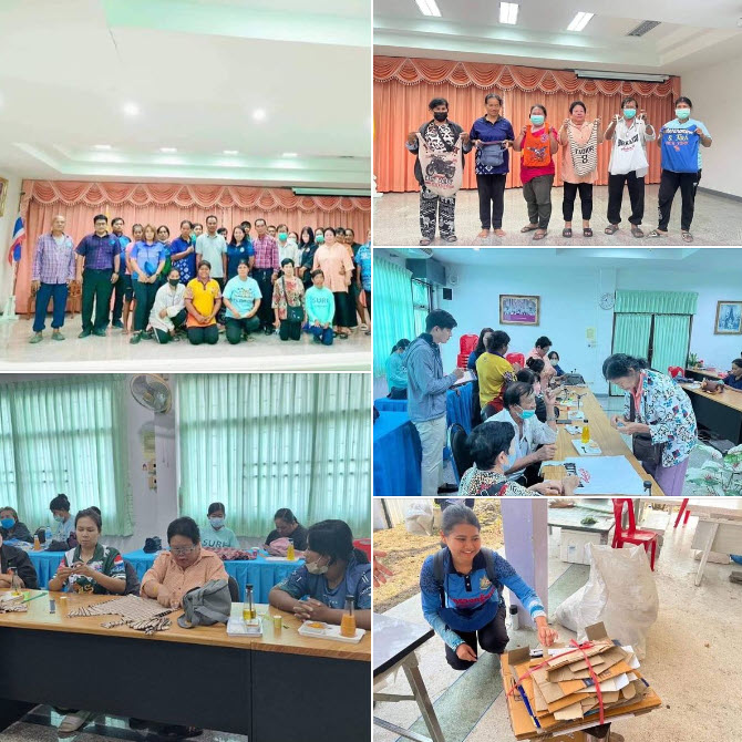 กรมทะเล พร้อมชุมชนชายฝั่ง และอสทล. ร่วม “โครงการอบรมและให้ความรู้เกี่ยวกับการจัดการขยะฯ “ ณ.ห้องประชุม อบต.ปากทะเล อ.บ้านแหลม จ.เพชรบุรี