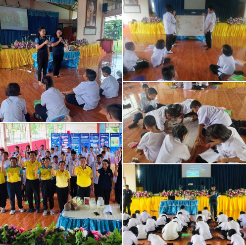 กรมทะเลให้ความรู้ตาม โครงการเสริมสร้างองค์ความรู้ (เผยแพร่องค์ความรู้) ด้านทรัพยากรทางทะเลและชายฝั่งทะเล ให้กับโรงเรียนบ้านปากน้ำปราณ อำเภอปราณบุรี จังหวัดประจวบคีรีขันธ์