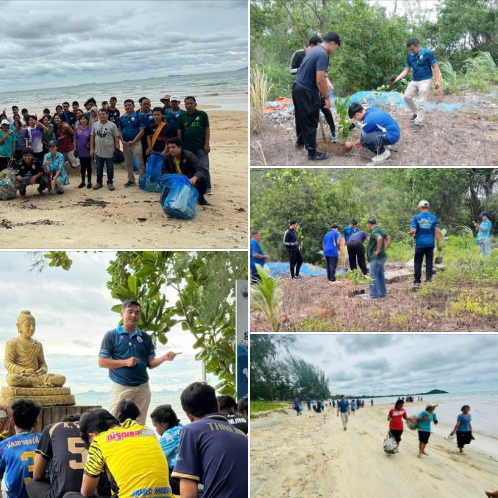 กรมทะเล ร่วม WWF Thailand จัดกิจกรรม “การจัดการขยะพลาสติกในสถานศึกษาอย่างยั่งยืนเพื่อลดการรั่วไหลสู่ระบบนิเวศทางธรรมชาติและทะเล” ณ ชายหาดวัดสมุทรธาราม ต.ลิปะน้อย อ.เกาะสมุย จ.สุราษฎร์ธานี